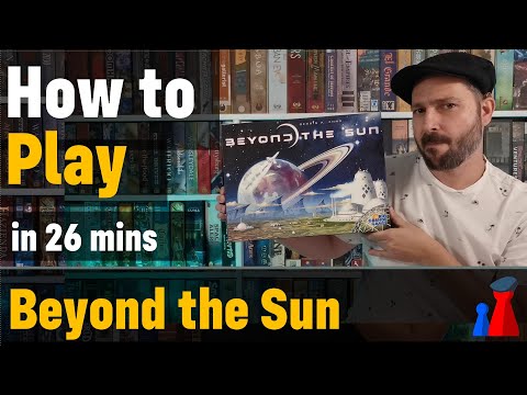How to play Beyond the Sun board game - Full teach + Visuals - Peaky Boardgamer