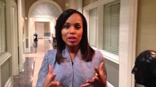 Scandal - Kerry Washington has a very special message for our Gladiators!