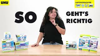 So geht's richtig: UHU Luftentfeuchter Anwendungstipps | How to Video