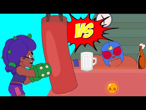 BRAWL STARS ANIMATION 6 - ROSA COCOTERA & EL PRIMO RUDO & GRIFF - NITA BALLENITA & LEON SHARK PART 3