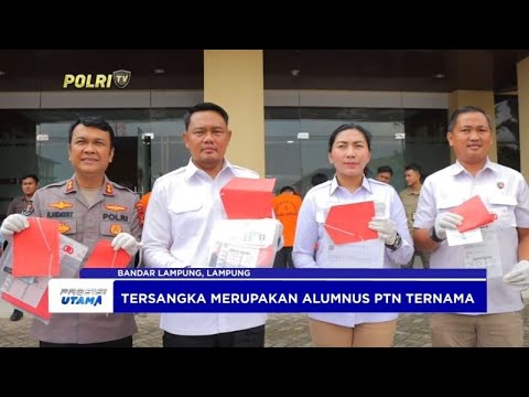 POLDA LAMPUNG TANGKAP JOKI SELEKSI CASN