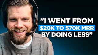 How Consistency Over Persistency Helped Him Scale To $70,000 MRR in Just 1 Year!...