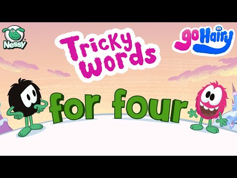 Tricky Words: For Four | How to remember the difference