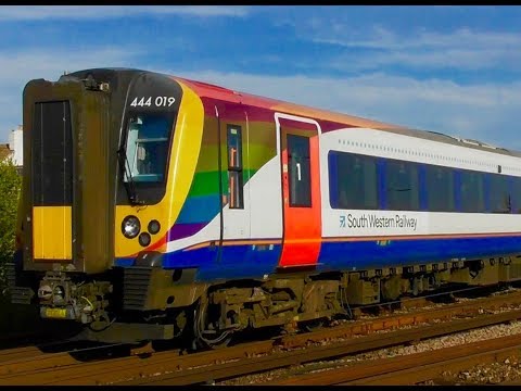 SWR 444019 With Pride Rainbow Colours At Weymouth - Saturday 24th August 2019