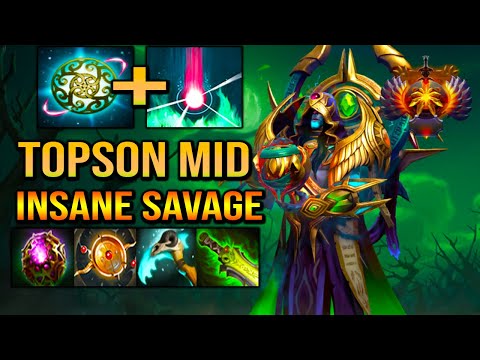 MIDLANE TOPSON [ Oracle ] INSANE SAVAGE - BRUTAL MAGICAL DAMAGE - DOTA 2 GAMEPLAY