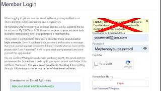 Fixing Your Member Login Woes