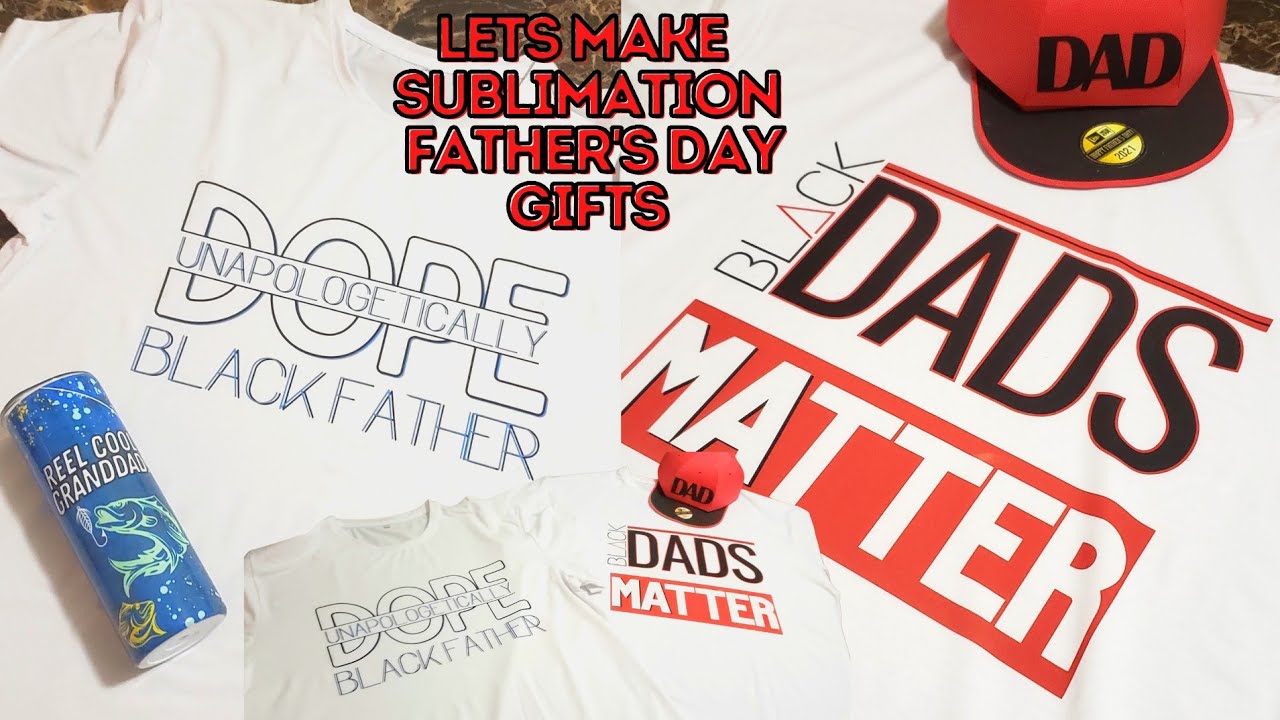 Sublimate Fathers Day gifts with me| How to Sublimate a Shirt| How to Sublimate a 20 oz Tumbler