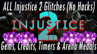 ALL Injustice 2 Glitches! Daily Free Gems Glitch! Credits/Arena Medals/Reset Timer Glitch! No Hacks!