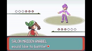 Pokémon Emerald - Salon Maiden Anabel (Silver) - Battle Frontier