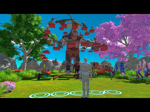 🔥FPS EXTREME PARKOUR on GIANT GORO - Animal Revolt Battle Simulator