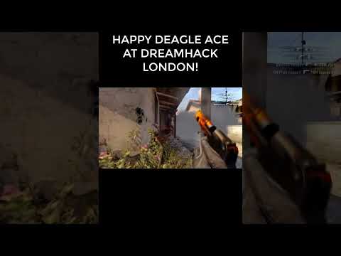 HAPPY DEAGLE ACE AT DREAMHACK LONDON! #shorts