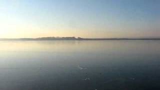 preview picture of video 'Bocce on Black Ice of Saratoga Lake'