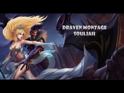 BEST PLAYS/1 SHOT DRAVEN SOULJAH / SEASON 8 /LOL DRAVEN MONTAGE #1