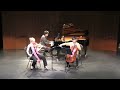 Mendelssohn: Piano Trio No. 1 in D minor, Op. 49, II. Andante con moto tranquillo - Gordon Giang Mendelssohn: Piano Trio No. 1 in D minor, Op. 49, II. Andante con moto tranquillo