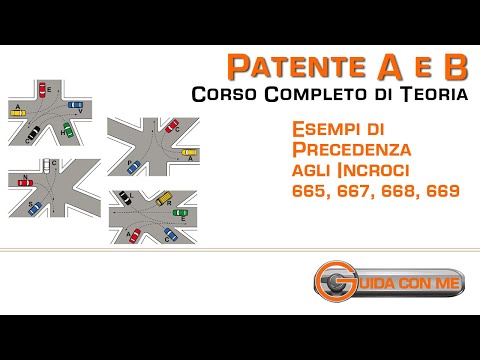 Incroci dei Quiz più difficili: come non sbagliare le precedenze - Teoria esame Quiz patente B