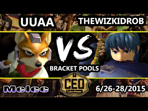 CEO 2015 - EE | Uuaa (Fox) vs TheWizKidRob (Marth) SSBM Bracket Pools - Smash Melee