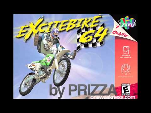 Excitebike 64 - Mountain Quarry, The Gravel Pit, Blizzard Blitz, and Credits