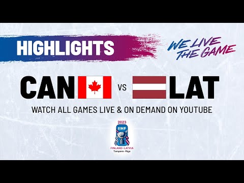Хоккей Highlights | Canada vs. Latvia | 2023 #IIHFWorlds
