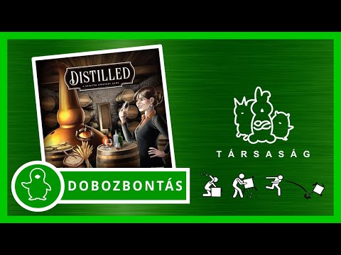 Distilled | Dobozbontás (Unboxing) - Társaság - Társasjáték Vlog