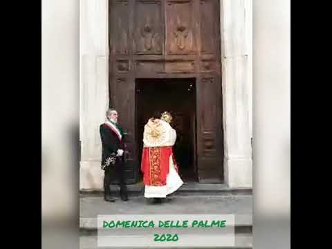 San Vitaliano, la Benedizione della Domenica delle Palme di Don Francesco, alla presenza del Sindaco