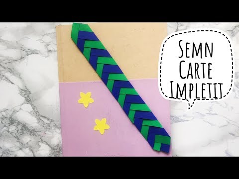Semn de Carte din Hartie Impletit Simplu de Facut