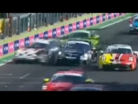 Start Crash - 2023 Porsche Carrera Cup Italy @ Vallelunga
