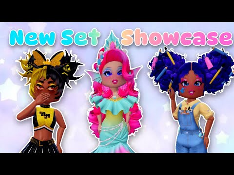 4 NEW❗️Royale high toy sets SHOWCASE 🌊🎨📣 | Royale High Roblox🏰