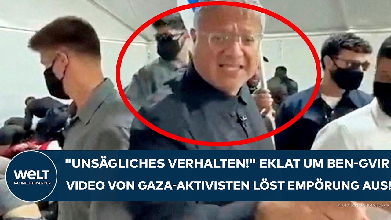 ISRAEL: "Unsägliches Verhalten", kritisiert Wadephul! Video von Gaza-Aktivisten löst Empörung aus