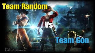 Jump Force Team Random Vs Team Gon