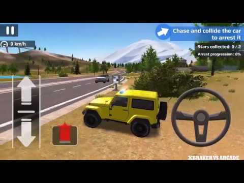 Police Car Offroad | Police Chase Simulator: Yellow Police Jeep 4x4 Walender - Android GamePlay#2 HD