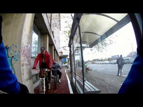 Pista de biciclete periculoasa - New dangerous cycle path in Timisoara, Romania