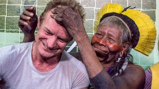 Encontro entre Raoni e Sting