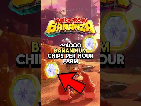 Fast Banandium Chip FARM Donkey Kong Bananza #donkeykong #nintendo