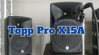 Topp Pro X15A Audio Performance aka X 15A