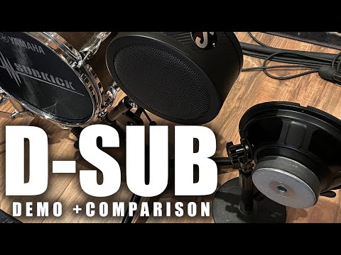 D-Sub Kick Drum Sub Mic Demo + Comparison  (Yamaha/Solomon)