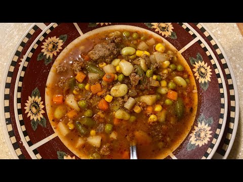 How To Make Hamburger Vegetable Soup
