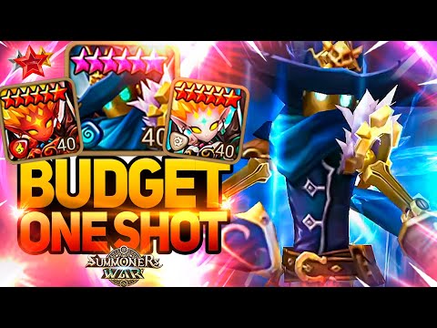 ONE SHOT TEAM with BUDGET Damage Dealers - Summoners War