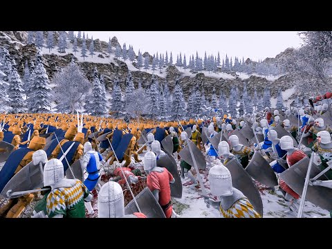 20 000 Footmans VS 20 000 Golden Knights - UEBS2 - ULTIMATE EPIC BATTLE SIMULATOR 2 - UEBS 2022