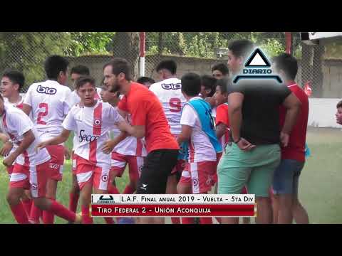 Unión Aconquija 0 - Tiro Federal 2 (LAF - Anual 2019) - final vuelta
