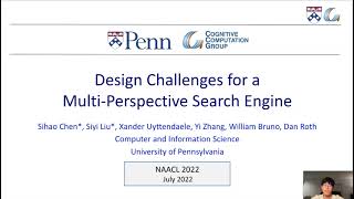 NAACL Findings 2022: Design Challenges for a Multi-Perspective Search Engine.
