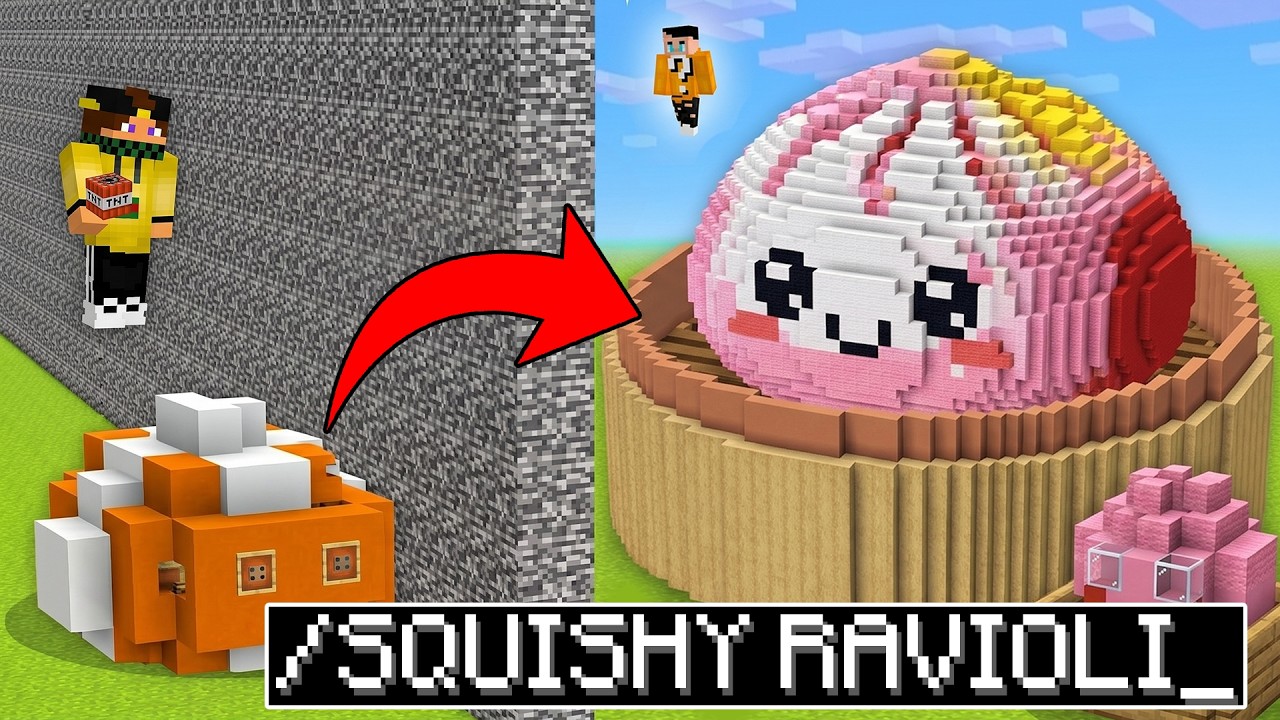HO IMBROGLIATO con gli SQUISHY RAVIOLI di TIKTOK nella GARA DI COSTRUZIONE