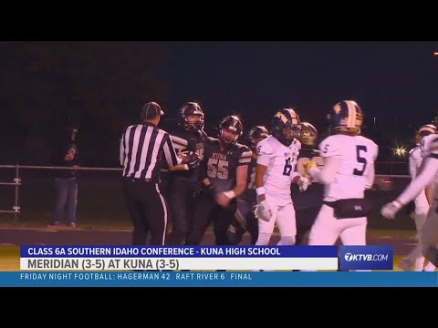 Highlights: Kuna defeats Meridian 24-13 to punch playoff ticket