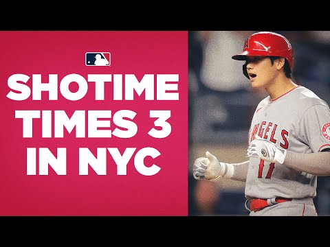 3 Big Apple HRs for Shohei! Angels star Shohei Ohtani GOING OFF in NYC