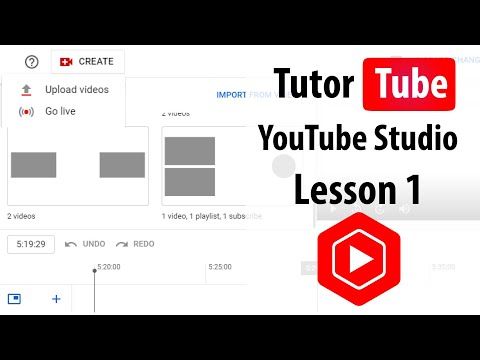 YouTube Studio Tutorial Lesson 1 Accessing YouTube Studio