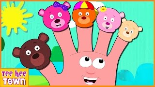 Finger Family Song | Bear Finger Family  | Nursery Rhymes for Children by Teehee Town