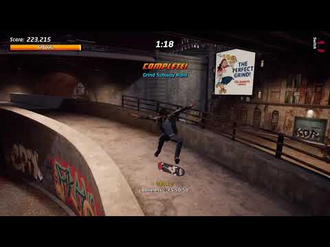 THPS1+2 Speedrun Mode: NYC - 84.64 Seconds (Global PS4 Top 25 09/11/2020)