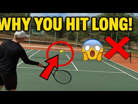 Why am I always hitting my tennis strokes out or long??? (3 ways to fix this)