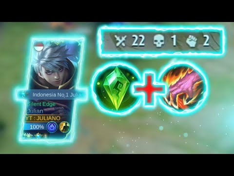 NEW META CORE JULIAN BEST BUILD AND EMBLEM SET 2022 ( INSANE DAMAGE ) MOBILE LEGENDS BANG BANG