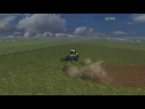 Plow Test On The New Field Terrain On My WIP Map