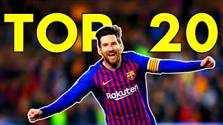 Messi Top 20 goals that SHOCKED the world
